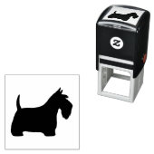 Scottish Terrier Scottie Dog Silhouette Permastempel (Beispiel)