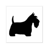 Scottish Terrier Scottie Dog Silhouette Permastempel (Design)