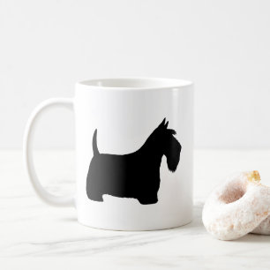 Scottish Terrier Scottie Dogs Silhouetten Kaffeetasse