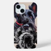 SCOTTISH TERRIER, SCOTTIE, "THE DIEHARD", Case-Mate iPhone HÜLLE (Rückseite)