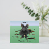 Scottish Terrier (Scotties) I Hunt... Postkarte (Stehend Vorderseite)