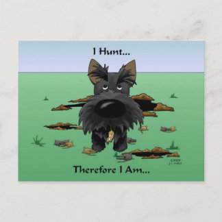 Scottish Terrier (Scotties) I Hunt... Postkarte