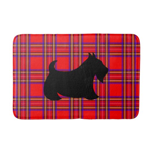 Scottish Terrier Scotty Dog Bath Mat Bathroom Rug Badematte (Vorderseite)
