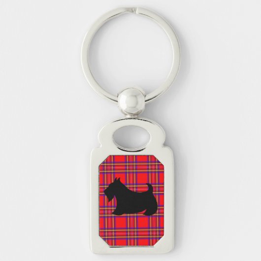 Scottish Terrier Scotty Dog Keyring Gift Schlüsselanhänger (Vorderseite)