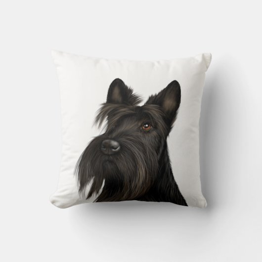 Scottish Terrier (Scotty Dog) Kissen (Vorderseite)