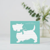 Scottish Terrier Scotty Dog Puppy Scottie Danke Yo (Stehend Vorderseite)