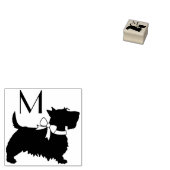 Scottish Terrier Scotty Dog Puppy Scottie Gummistempel (Stempel)