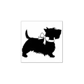 Scottish Terrier Scotty Dog Puppy Scottie Gummistempel (Prägung)