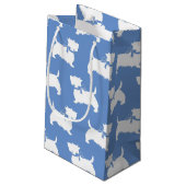 Scottish Terrier Scotty Dog Puppy Scottie Kleine Geschenktüte (Rückseite Schrägansicht)