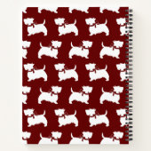 Scottish Terrier Scotty Dog Puppy Scottie Notebook Notizblock (Rückseite)