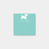 Scottish Terrier Scotty Dog Puppy Scottie Post-it Klebezettel (Vorderseite)