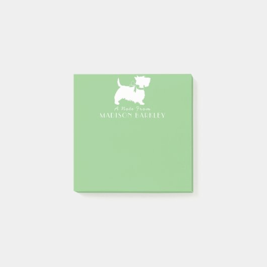 Scottish Terrier Scotty Dog Puppy Scottie Post-it Post-it Klebezettel (Vorderseite)