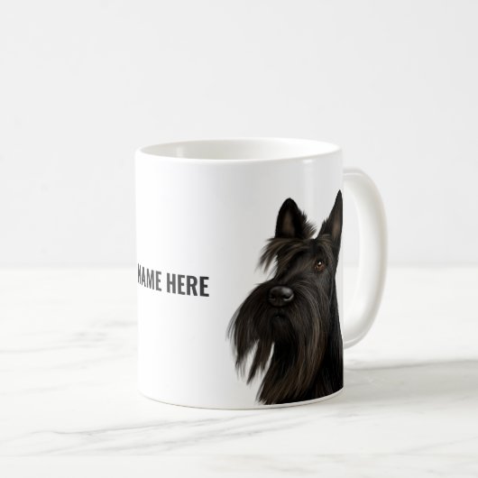 Scottish Terrier (Scotty Dog) Tasse (VorderseiteRechts)