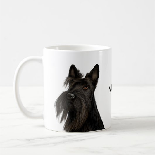 Scottish Terrier (Scotty Dog) Tasse (Links)