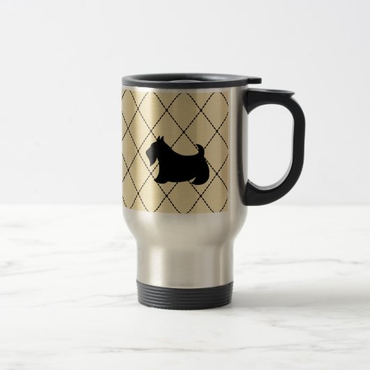 Scottish Terrier Scotty Dog Travel Coffee Mug Reisebecher (Rechts)