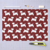 Scottish Terrier Scotty Doppy Puppy Scottie Tissue Seidenpapier (Handwerk)