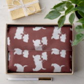Scottish Terrier Scotty Doppy Puppy Scottie Tissue Seidenpapier (Geschenk)