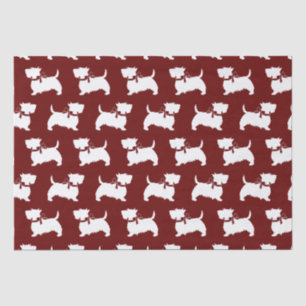 Scottish Terrier Scotty Doppy Puppy Scottie Tissue Seidenpapier