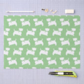 Scottish Terrier Scotty Doppy Puppy Scottie Tissue Seidenpapier (Handwerk)