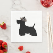 Scottish Terrier Serviette (Beispiel)
