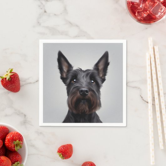 Scottish Terrier Serviette (Beispiel)