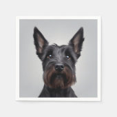 Scottish Terrier Serviette (Vorderseite)