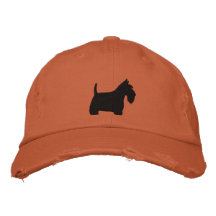Scottish Terrier Silhouette mit Text