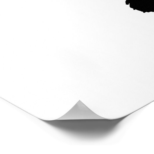 Scottish Terrier Silhouette Poster (Ecke)