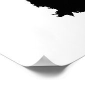 Scottish Terrier Silhouette Poster (Ecke)