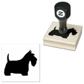 Scottish Terrier Silhouette | Scottie Dog Gummistempel (Stempel)