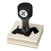 Scottish Terrier Silhouette | Scottie Dog Gummistempel (Stempel)