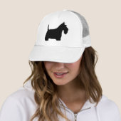 Scottish Terrier Silhouette Truckerkappe (Beispiel)