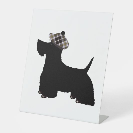 Scottish Terrier Sockelschild (Vorderseite)