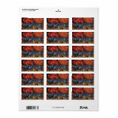 Scottish Terrier Sofa Adressaufkleber (Vorne)