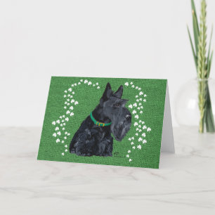 Scottish Terrier St Patricks Day Karte