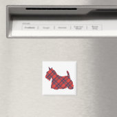 Scottish Terrier Stewart Tartan Magnet (In Situ (Geschirrspüler))