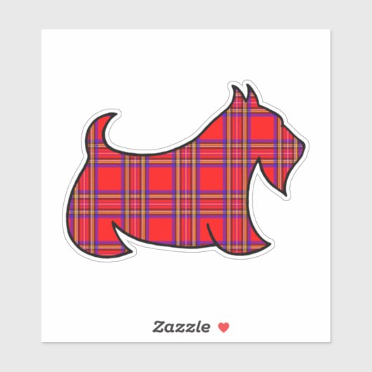 Scottish Terrier Sticker (Blatt)