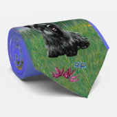 Scottish Terrier - Sunrise (JF) Krawatte (Gerollt)