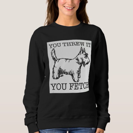 Scottish Terrier Sweatshirt (Vorderseite)