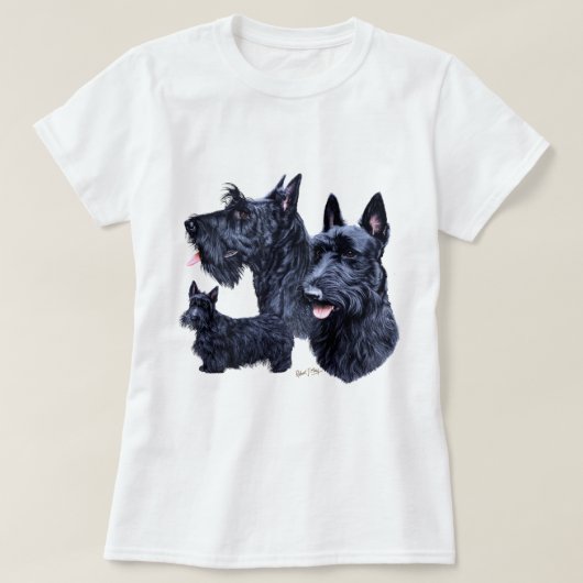 Scottish Terrier T-Shirt (Design vorne)