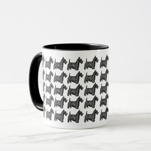 Scottish Terrier Tasse (Vorderseite Links)