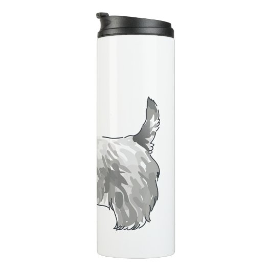 Scottish Terrier Thermosbecher (Nach rechts gedreht)