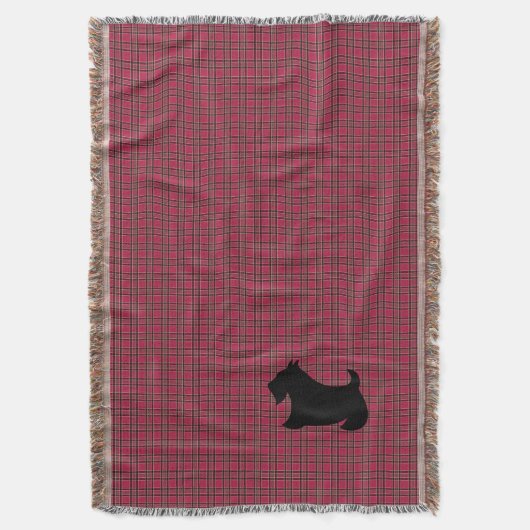 Scottish Terrier Throw Blanket Decke (Vorderseite Vertikal)