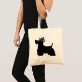 Scottish Terrier Tote Bag Tragetasche (Vorderseite (Produkt))