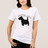 Scottish Terrier Tri-Blend Shirt (Vorderseite)