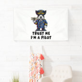 Scottish Terrier Trust Me I Bin Pilot Banner (Insitu)