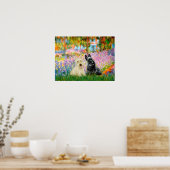 Scottish Terrier (two BW) - Garden Poster (Küche)