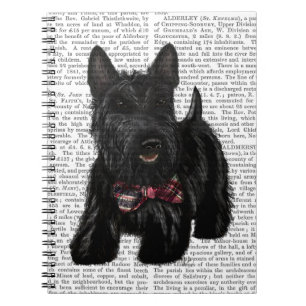 Scottish Terrier und Bogen Notizblock