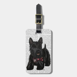 Scottish Terrier und Bow Gepäckanhänger