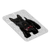 Scottish Terrier und Bow Magnet (Rechte Seite)